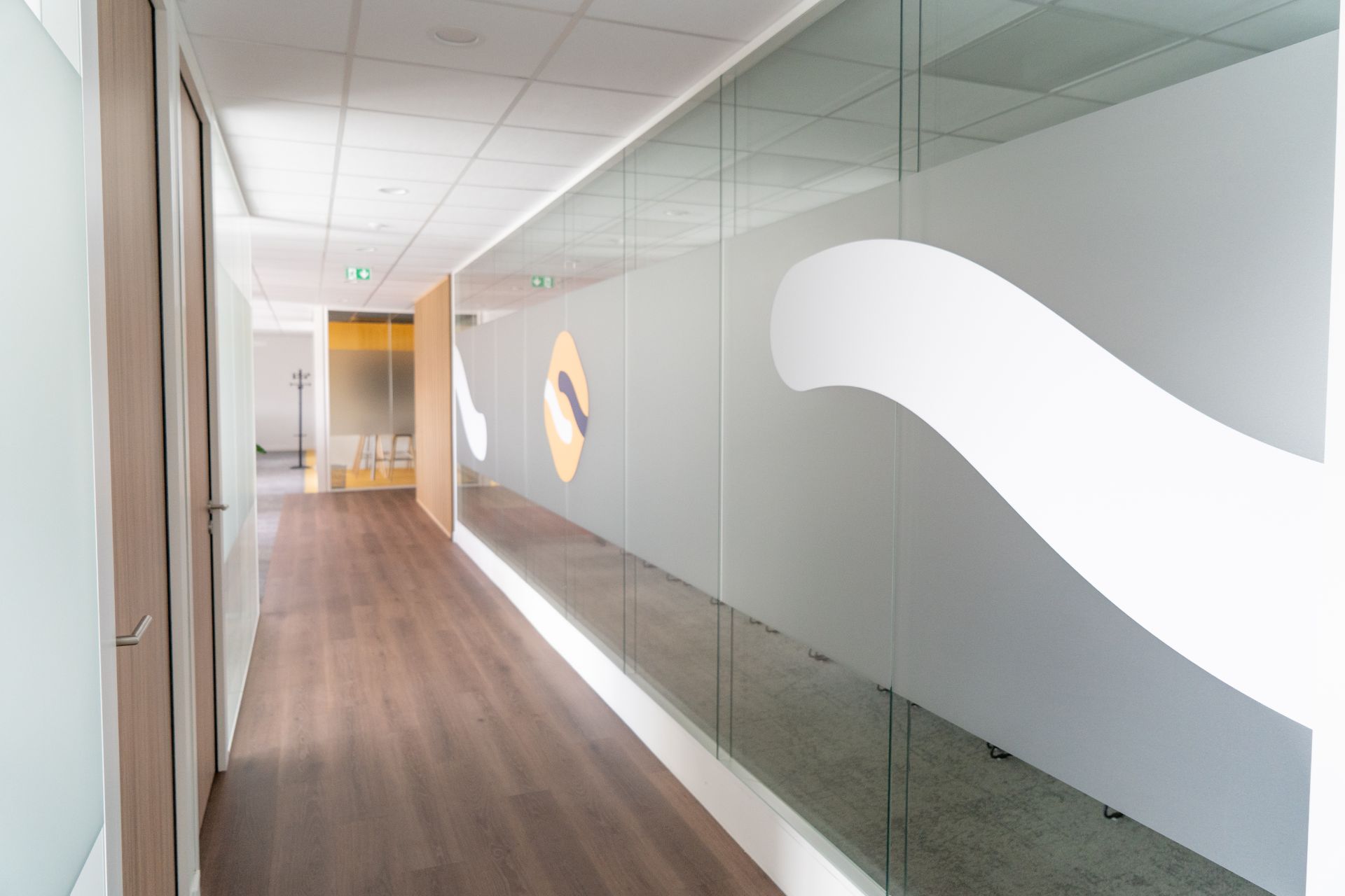 Cloison intérieur vitrée