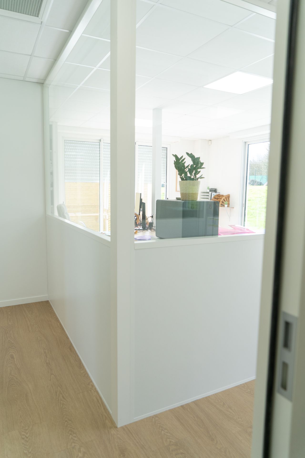 Cloison intérieur vitrée